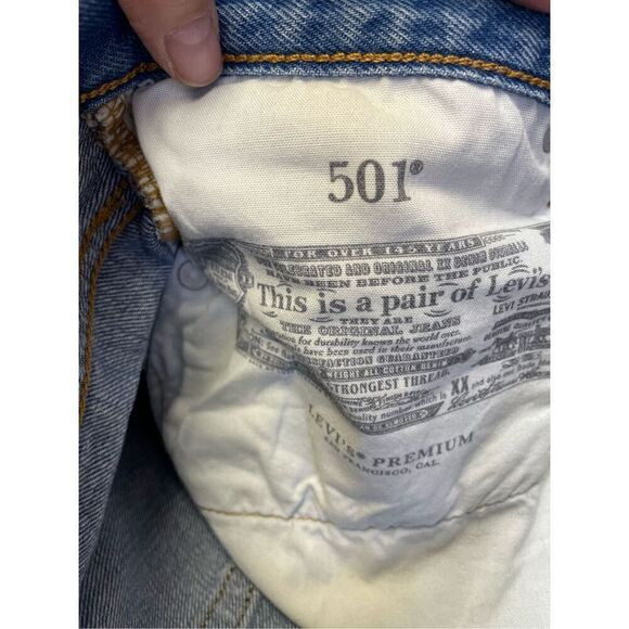 Levi’s Premium 501 Distressed Jeans Waist 26 - Picture 10 of 13